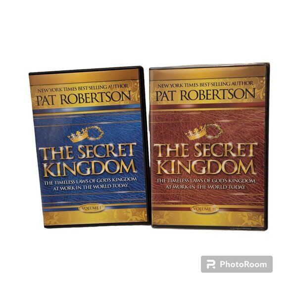 Pat Robertson DVDs The Secret Kingdom Vol I & II Christian Broadcasting Network - Picture 1 of 8